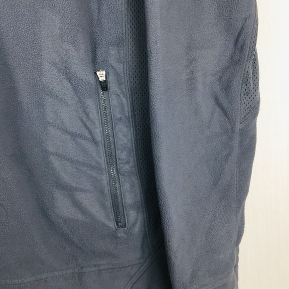 NIKE Men's Gray Black 1/4 Zip Embroidered Logo Pullover Sweater Golf Sweater L - Picture 4 of 12